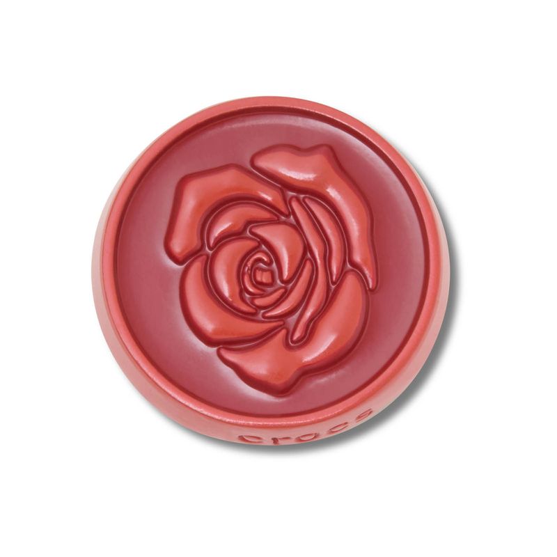 CROCS - Jibbitz Camafeo de Rosa Rojo CROCS