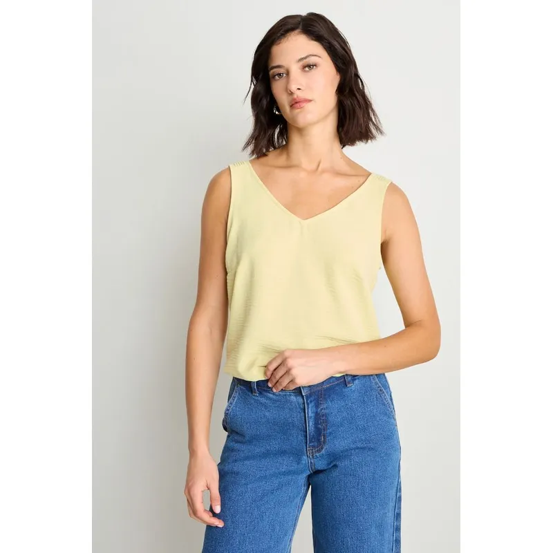 ASH - Blusa Mujer Amarillo Ash