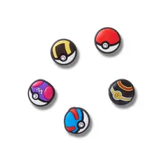 CROCS - Jibbitz Pokébola Pack 5 Negro