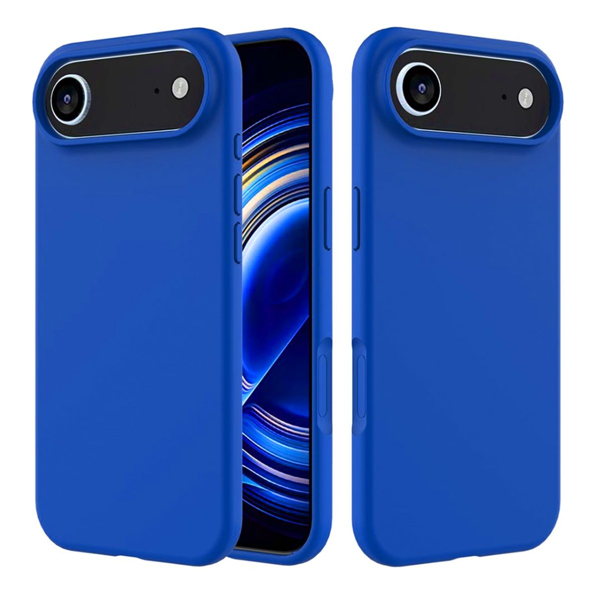 JOIGO - Carcasa Goma Lamina Vidrio Para iPhone 17 Air Azul