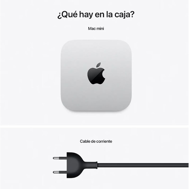 APPLE - Apple Mac mini con chip M4 24 GB RAM 512 GB SSD