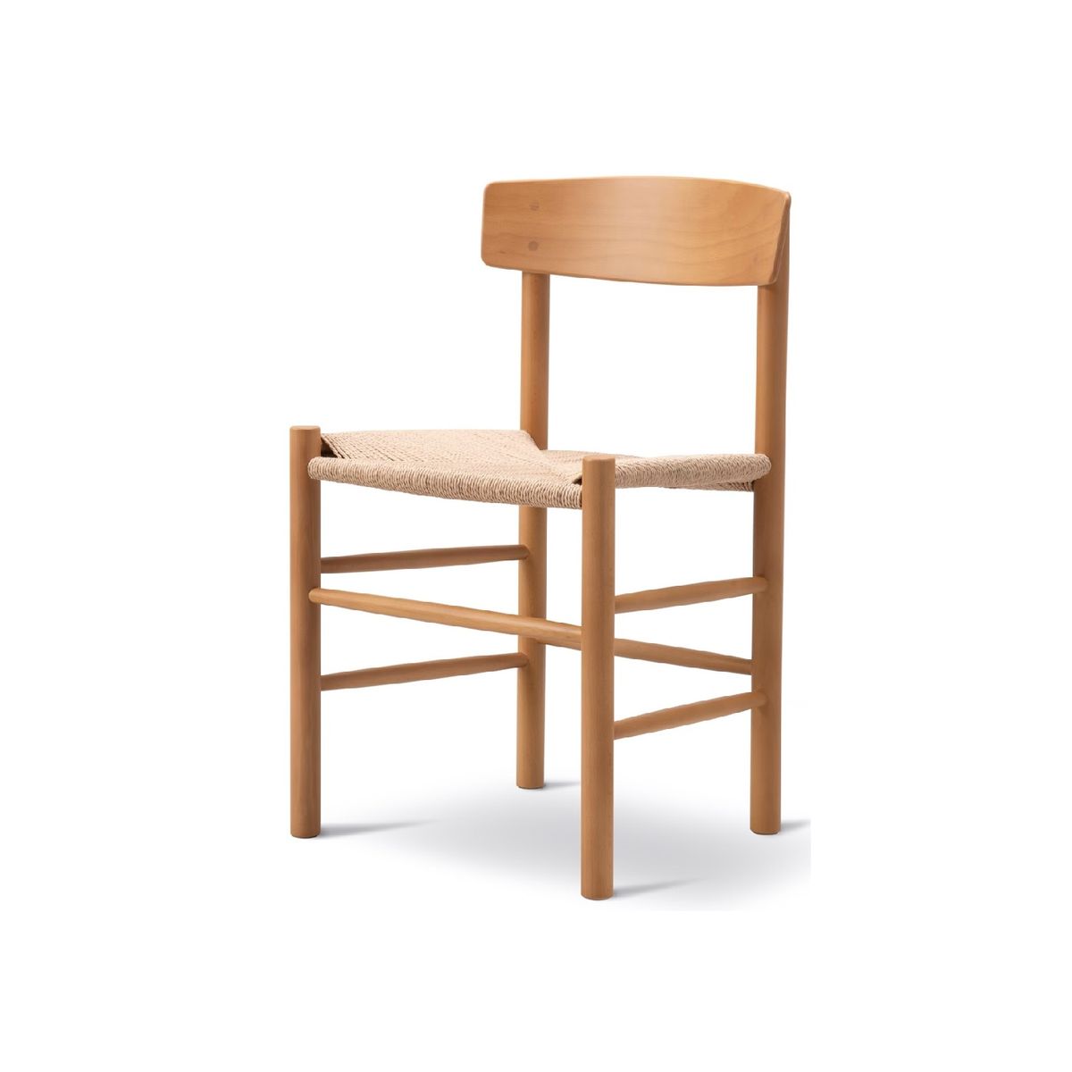 GENERICO - Pack De 2 Sillas Comedor Madera Con Asiento Cuerda LF9-14