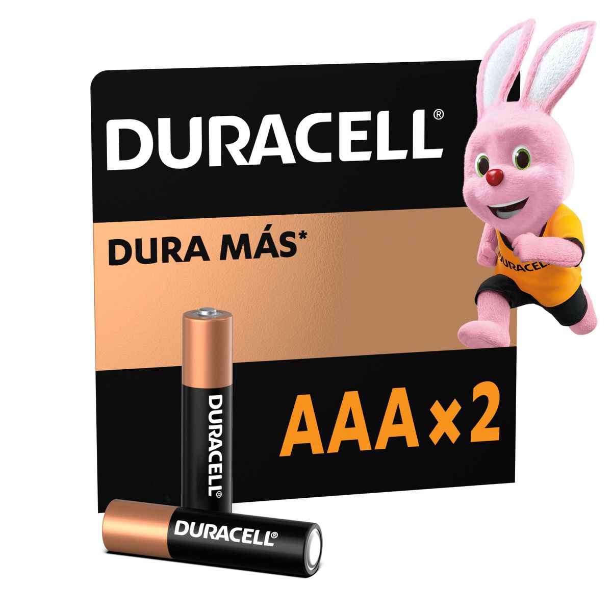 DURACELL - Pila Duracell AAA 2 pilas triple A DURA más