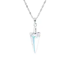 JOYAS MONTERO - Collar Sevilla Plata creado con cristales de Swarovski® Aurora Boreal