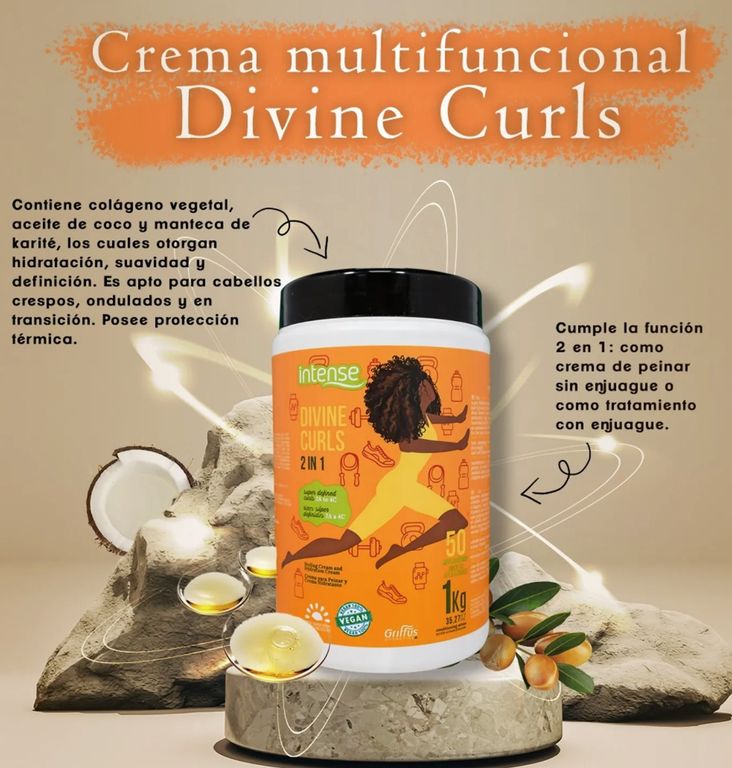 MASCARA DIVINE CURLS INTENSE 2EN1 DE 1KG