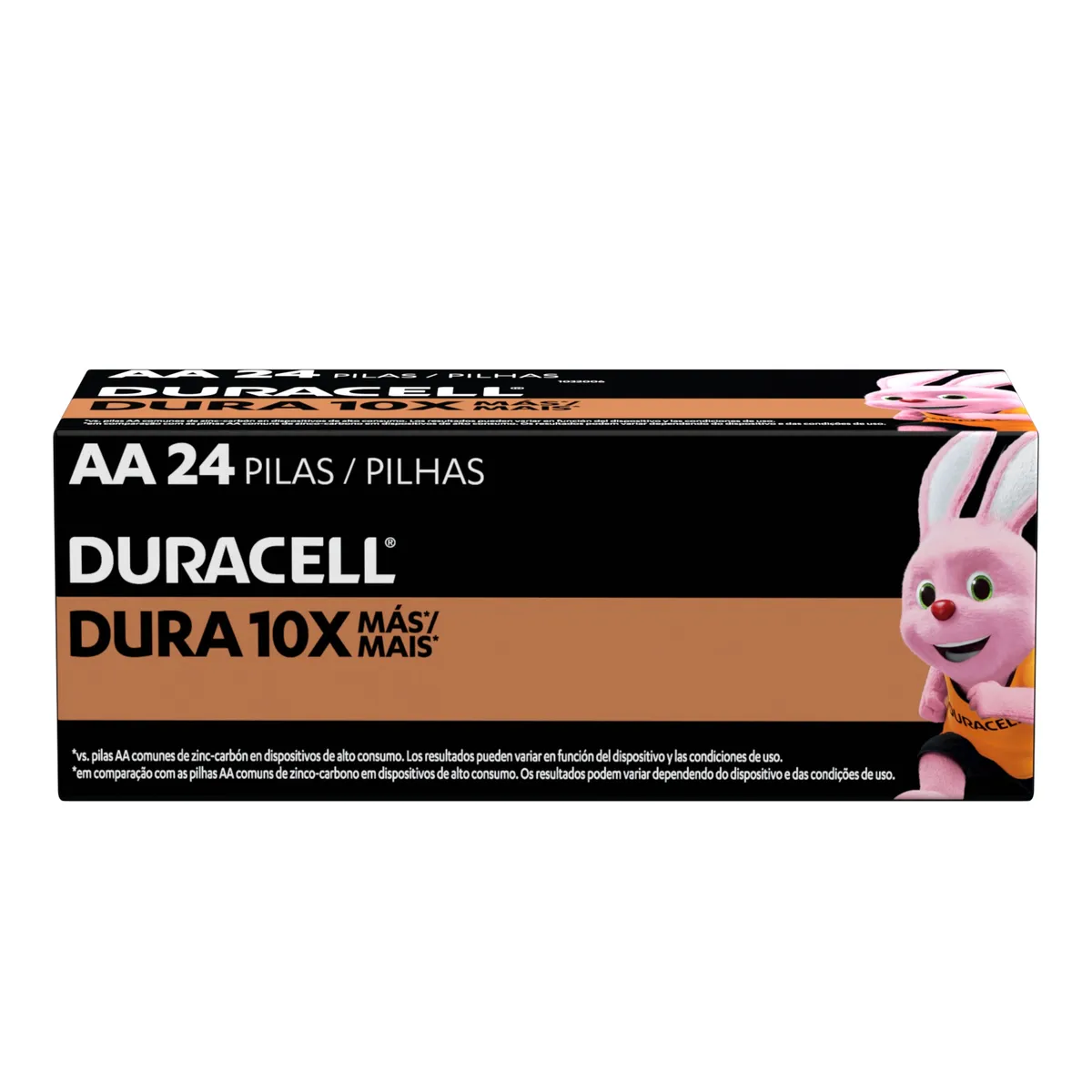 DURACELL - Pila Duracell AA Caja 24 pilas doble A DURA más