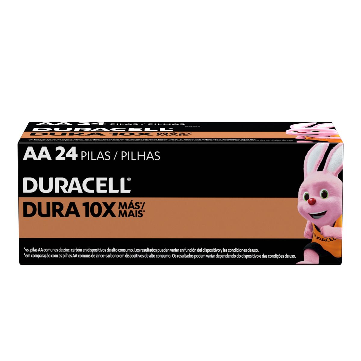 DURACELL - Pila Duracell AA Caja 24 pilas doble A DURA más