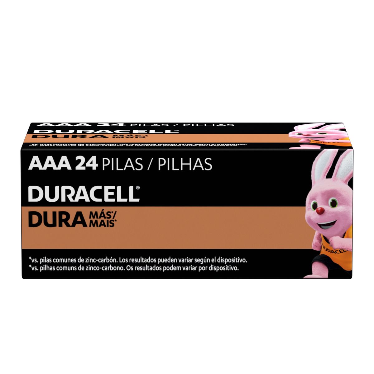 DURACELL - Pila Duracell AAA Caja 24 pilas triple A DURA más