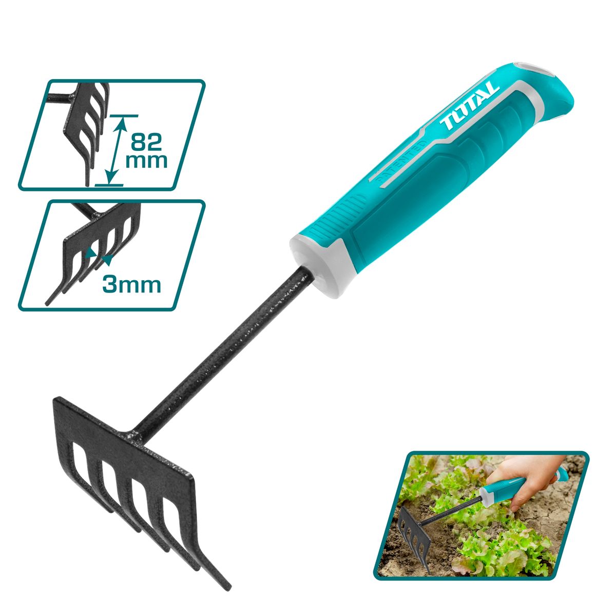 TOTAL TOOLS - Rastillo de Jardin 270mm Total