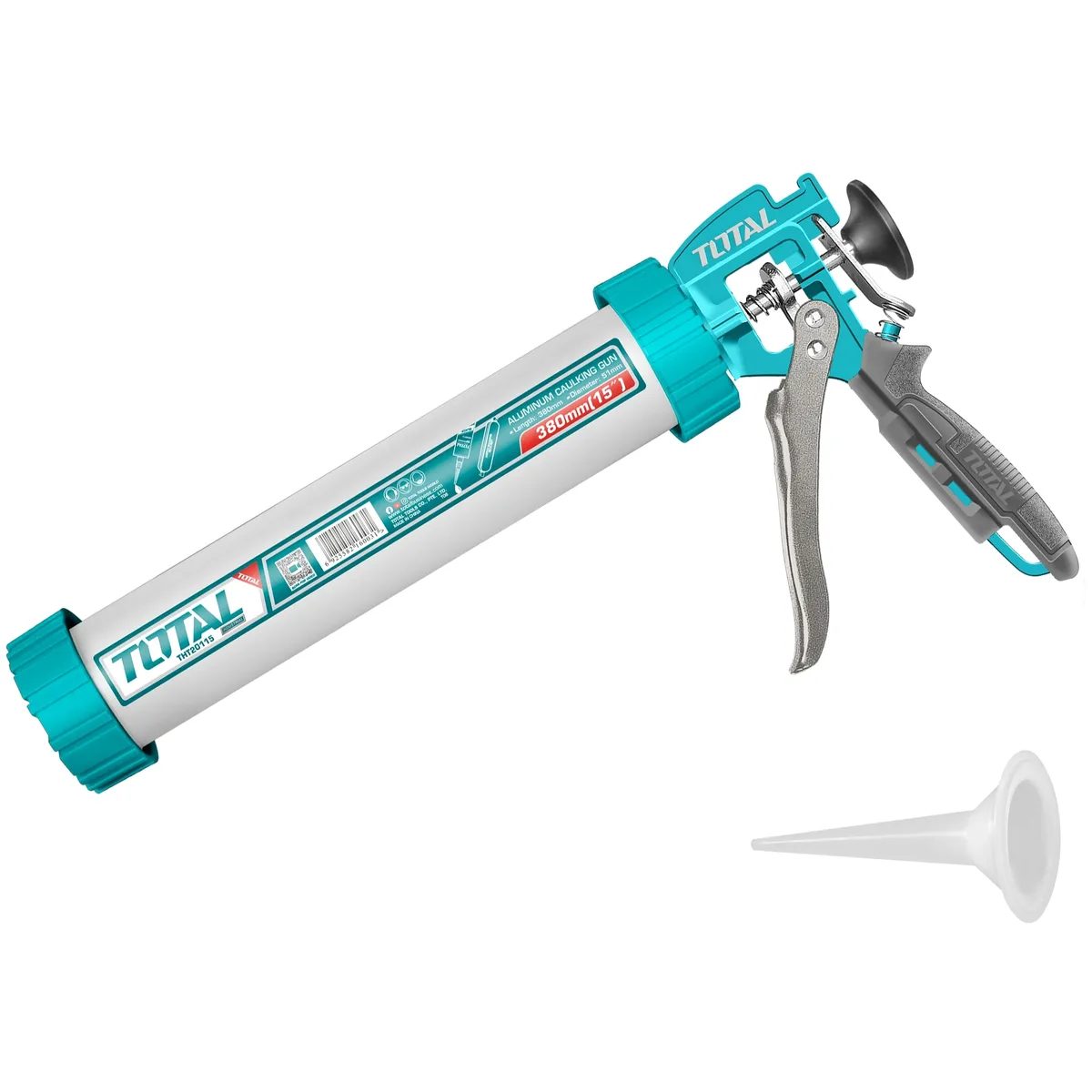 TOTAL TOOLS - Aplicador para Silicona 15" Aluminio Total