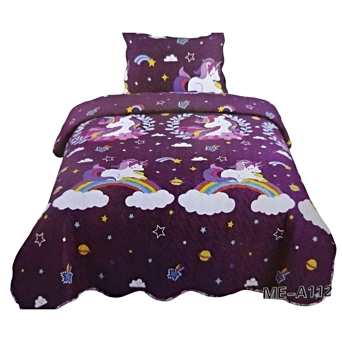 GENERICO - COBERTOR COLCHA QUILT VERANO PLAZA Y MEDIA