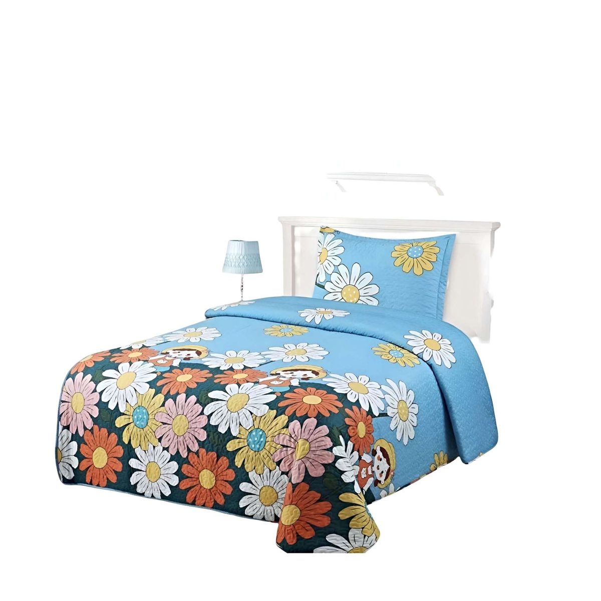 GENERICO - COBERTOR COLCHA QUILT VERANO PLAZA Y MEDIA