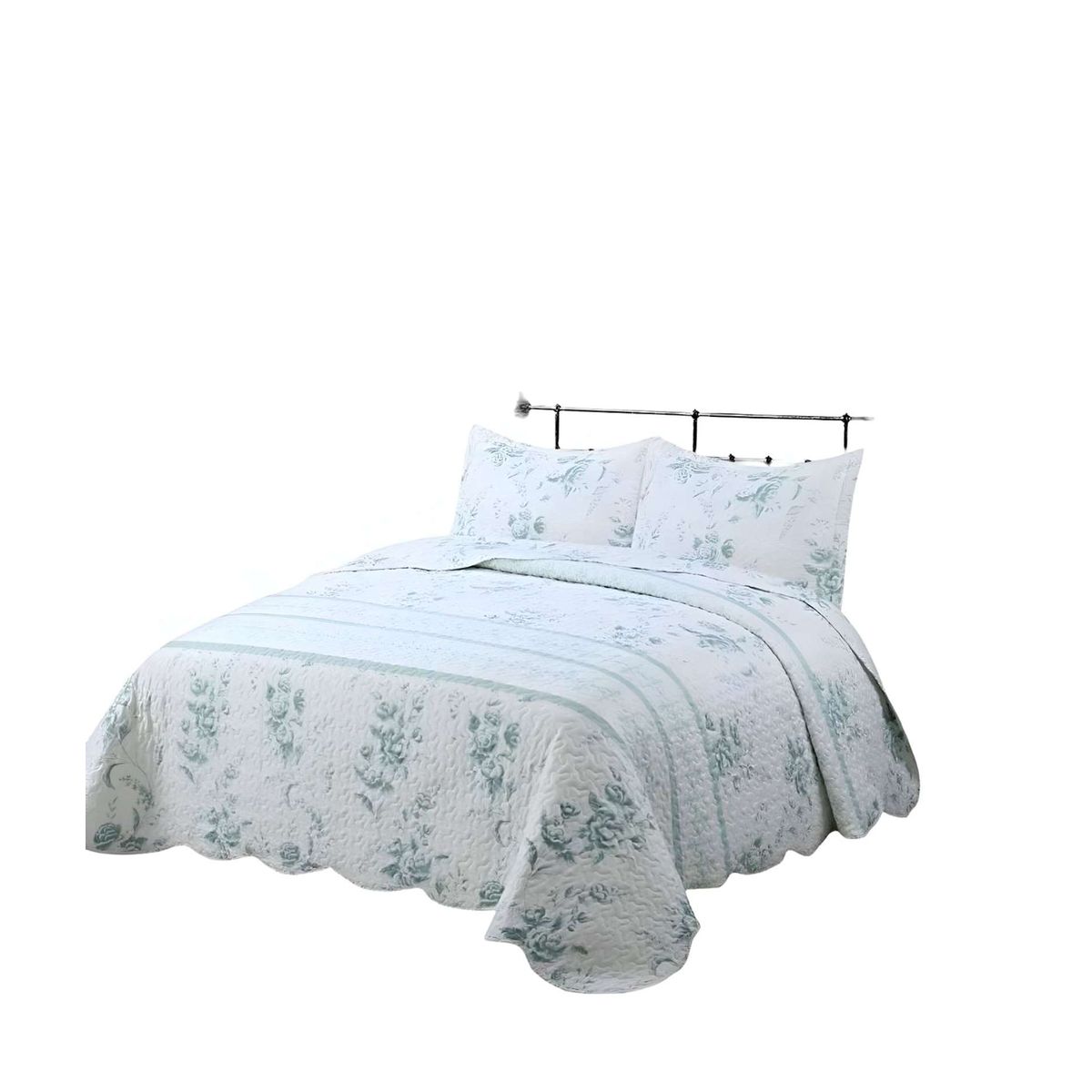 GENERICO - COBERTOR COLCHA QUILT VERANO 2 PLAZAS