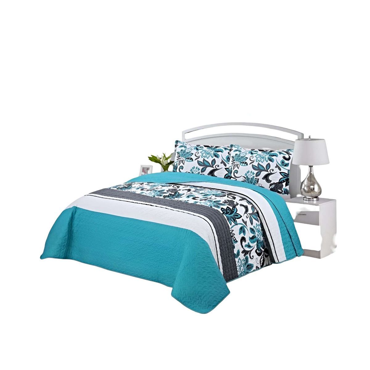 GENERICO - CUBRECAMA QUILT DE VERANO KING-SUPER KING