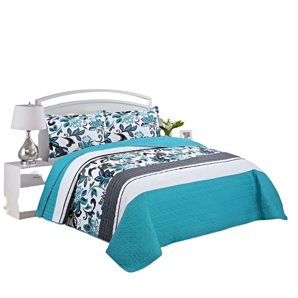 GENERICO - CUBRECAMA QUILT DE VERANO KING-SUPER KING