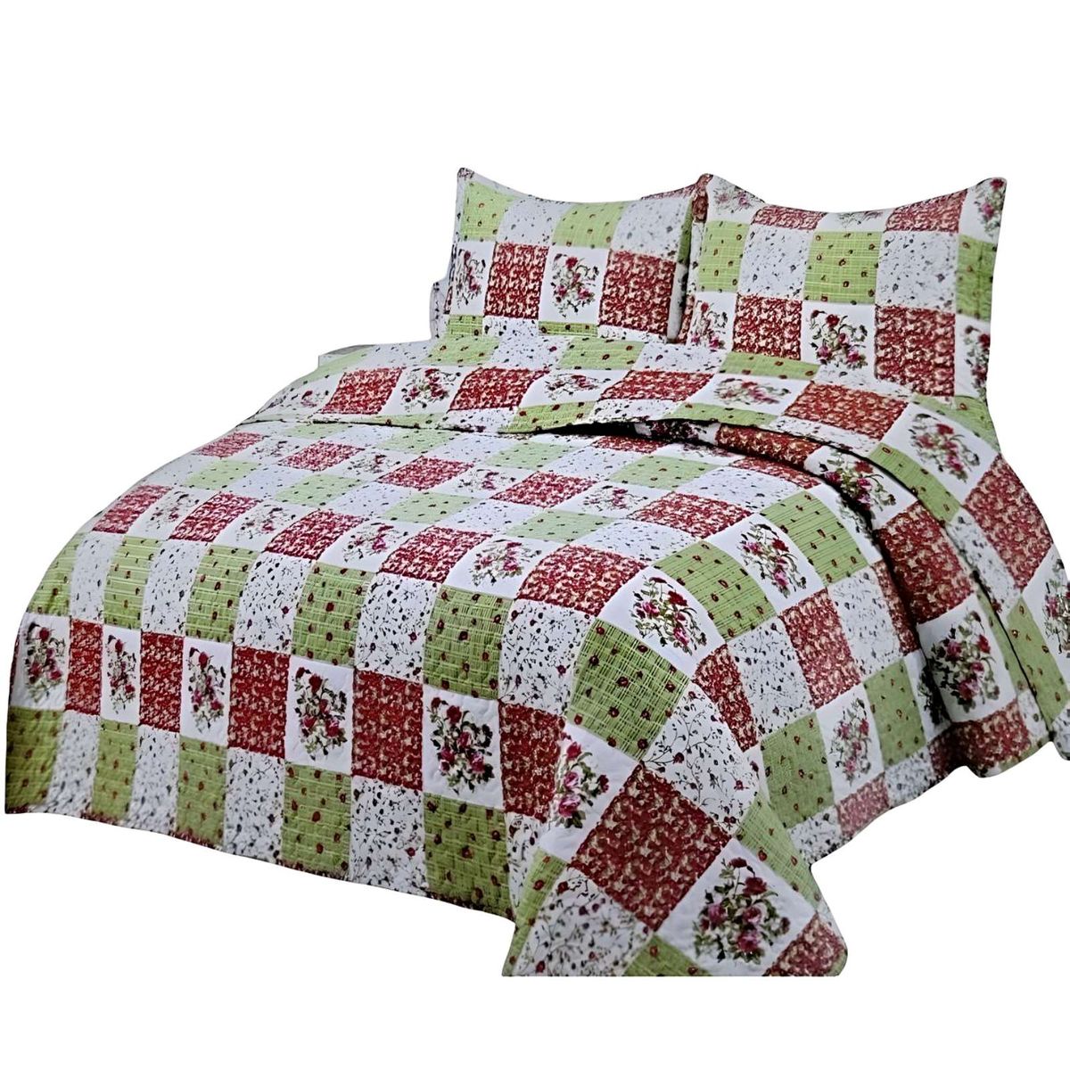 GENERICO - COBERTOR COLCHA QUILT VERANO KING-SUPER KING