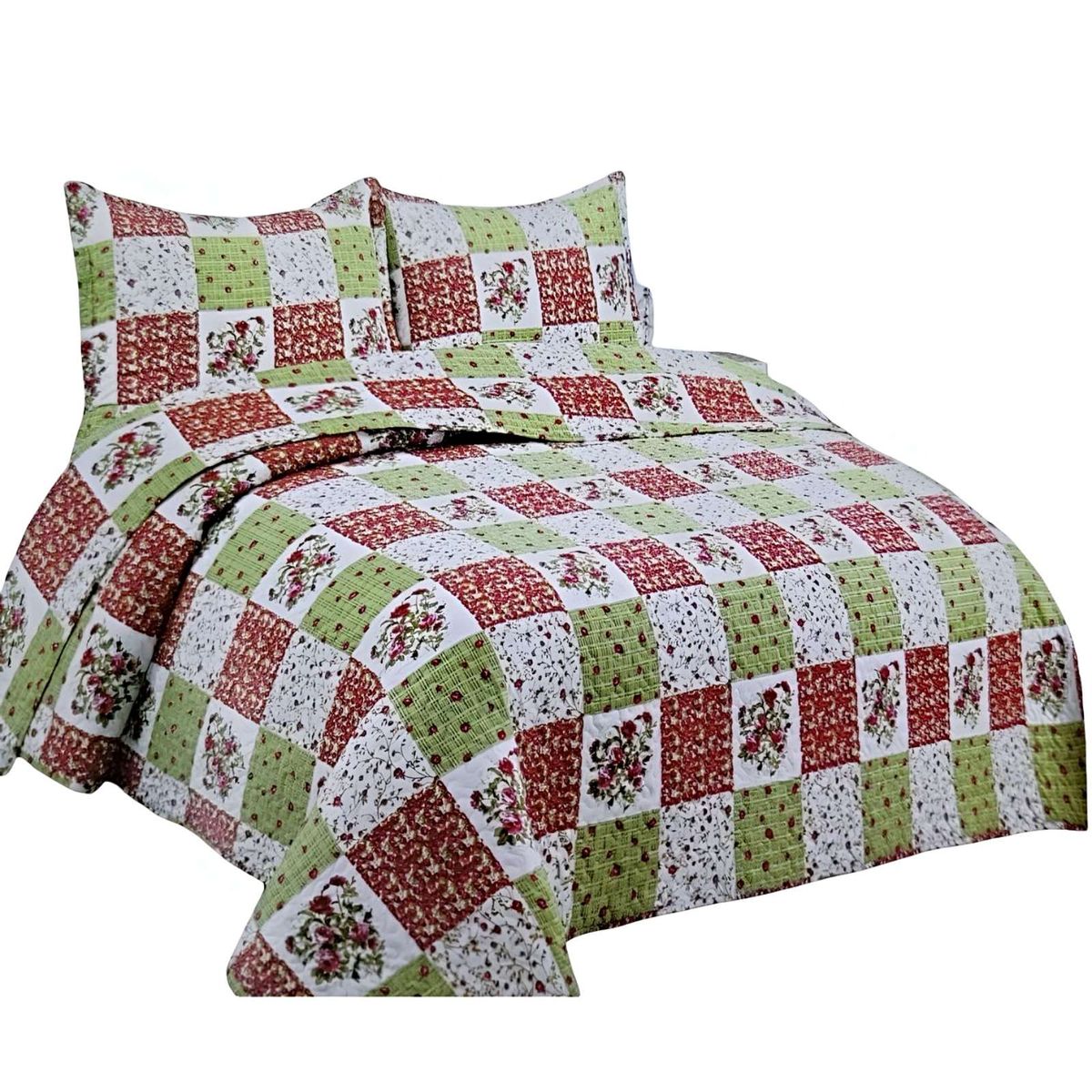 GENERICO - COBERTOR COLCHA QUILT VERANO KING-SUPER KING