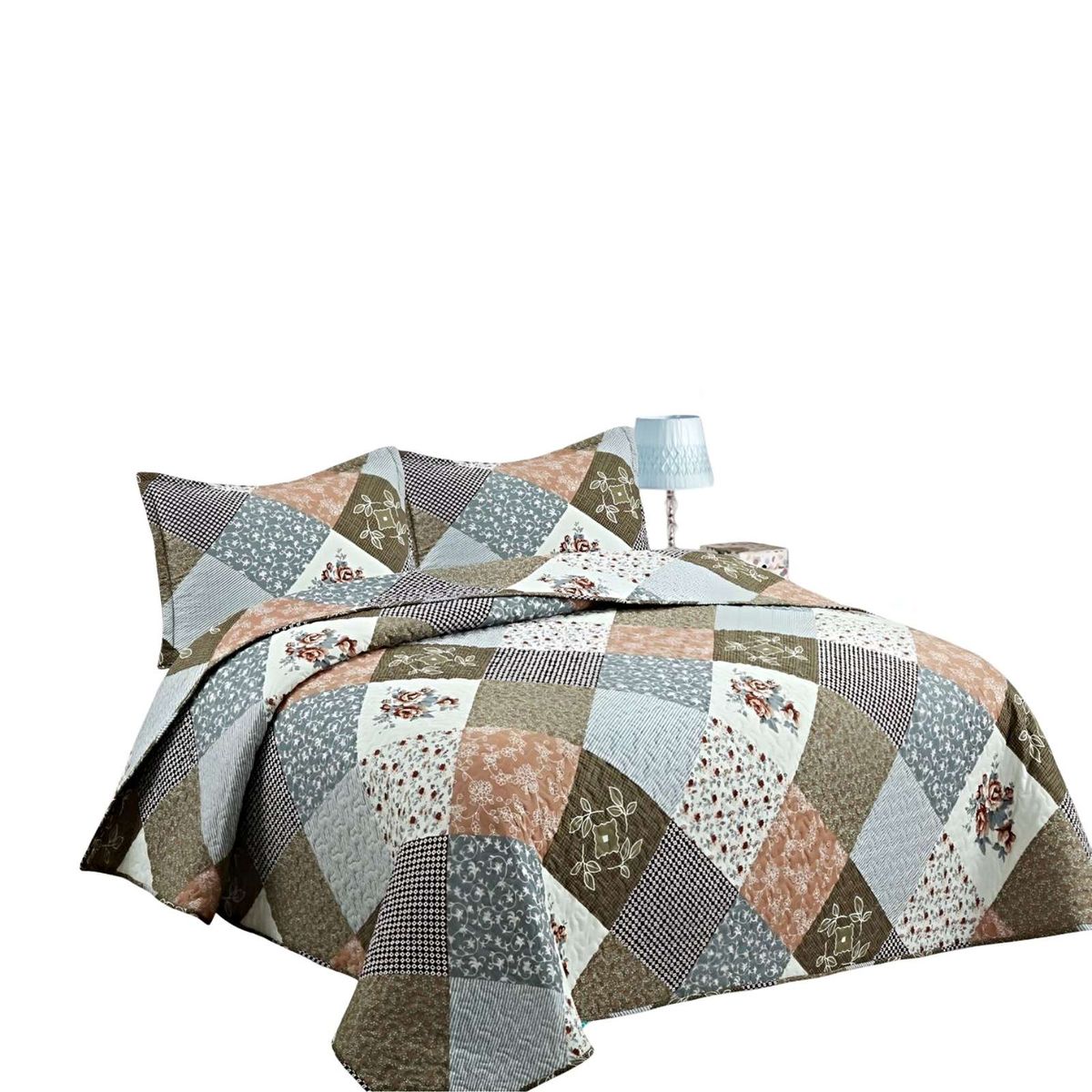 GENERICO - CUBRECAMA QUILT DE VERANO KING-SUPER KING