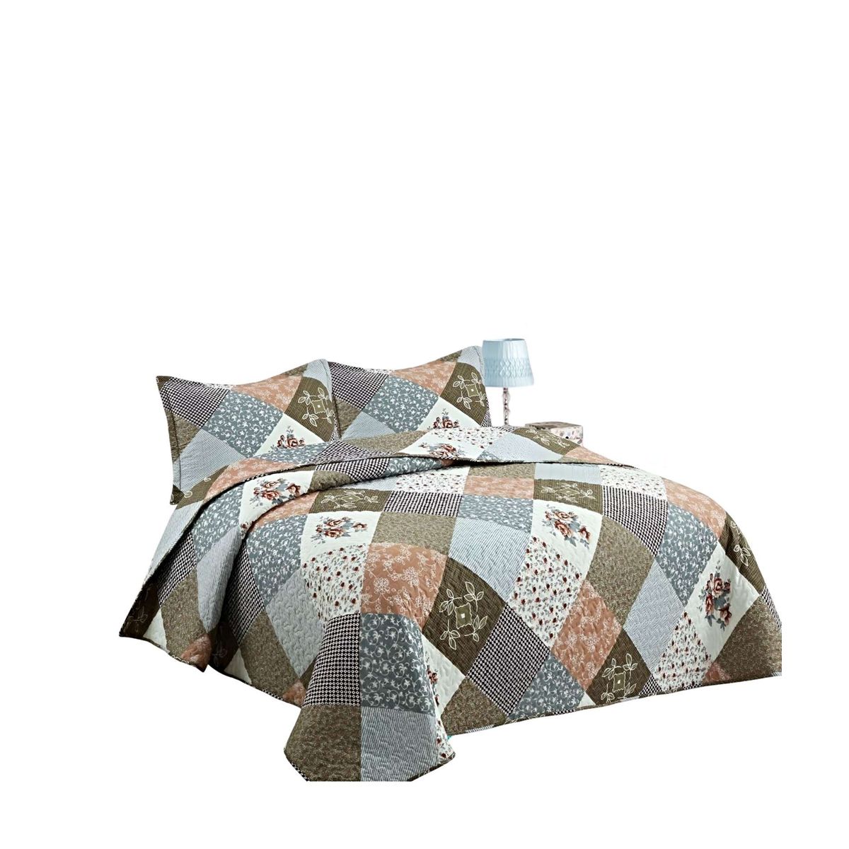 GENERICO - CUBRECAMA QUILT DE VERANO KING-SUPER KING