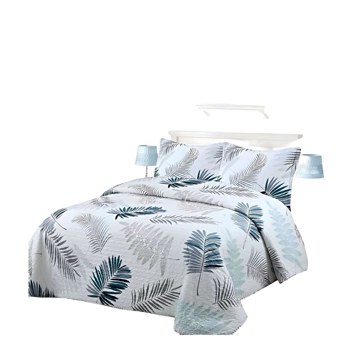 GENERICO - CUBRECAMA QUILT DE VERANO KING-SUPER KING