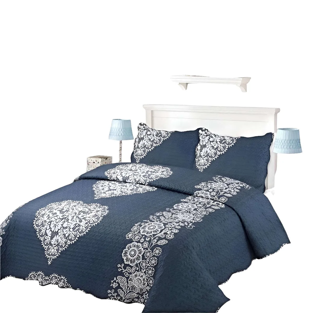 GENERICO - CUBRECAMA QUILT DE VERANO KING-SUPER KING