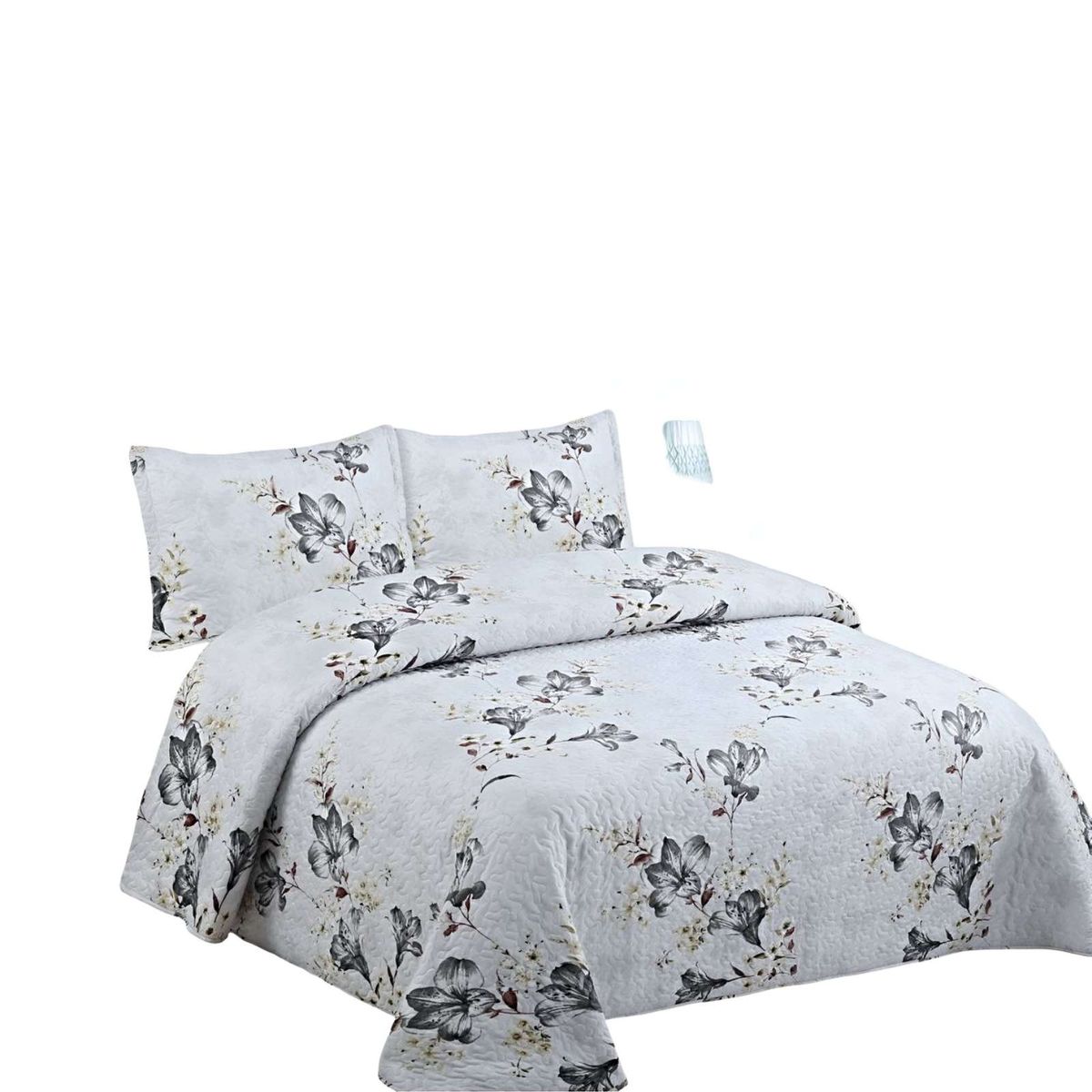 GENERICO - COBERTOR COLCHA QUILT VERANO 2 PLAZAS