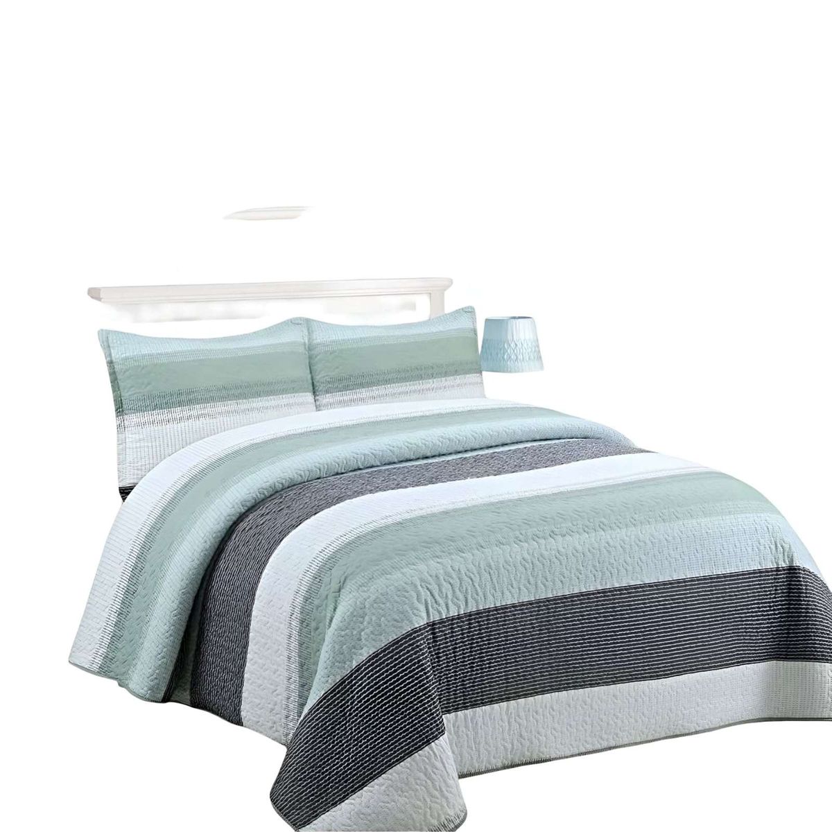 GENERICO - COBERTOR COLCHA QUILT VERANO KING-SUPER KING