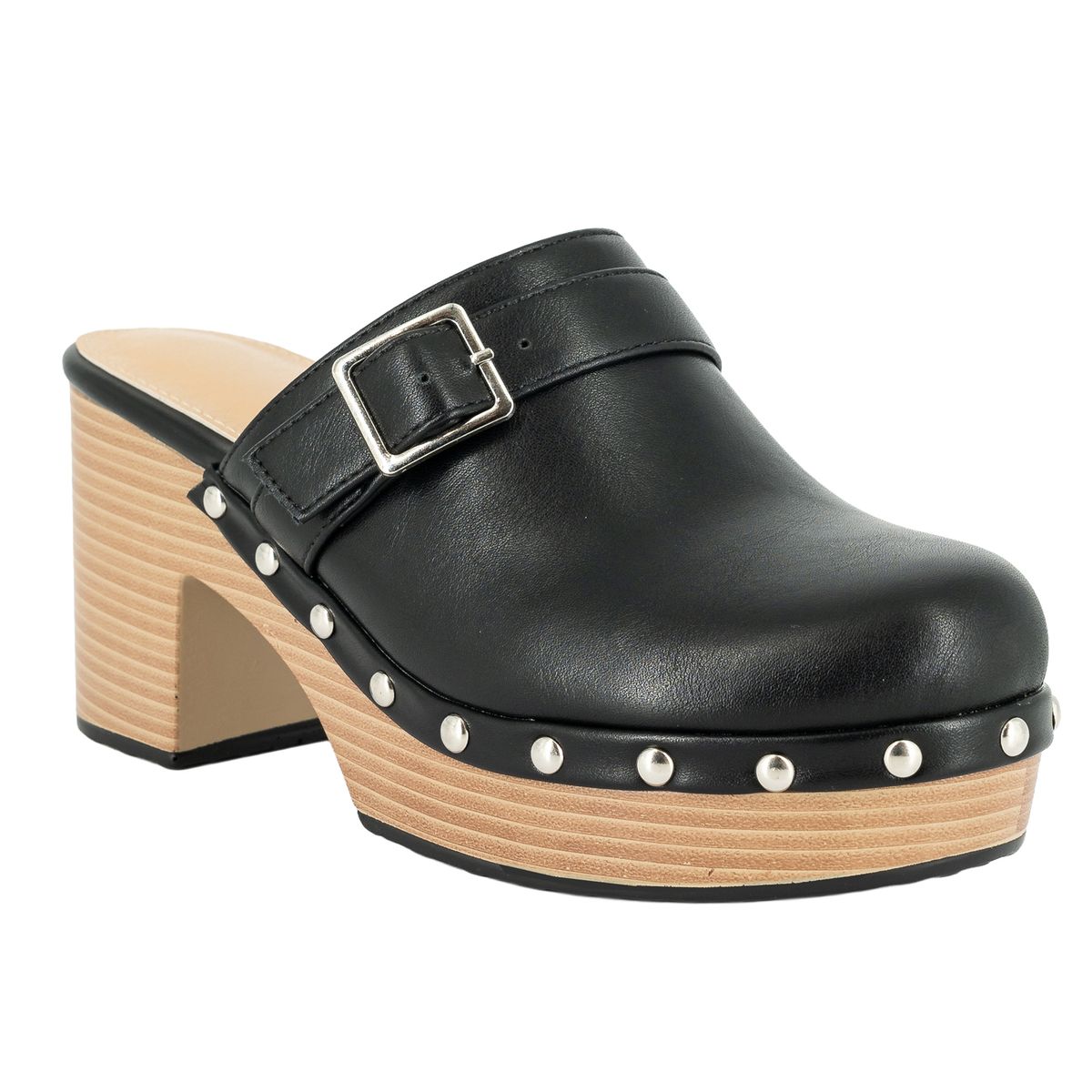 ALQUIMIA - Zueco Mujer Negro Inla Alquimia