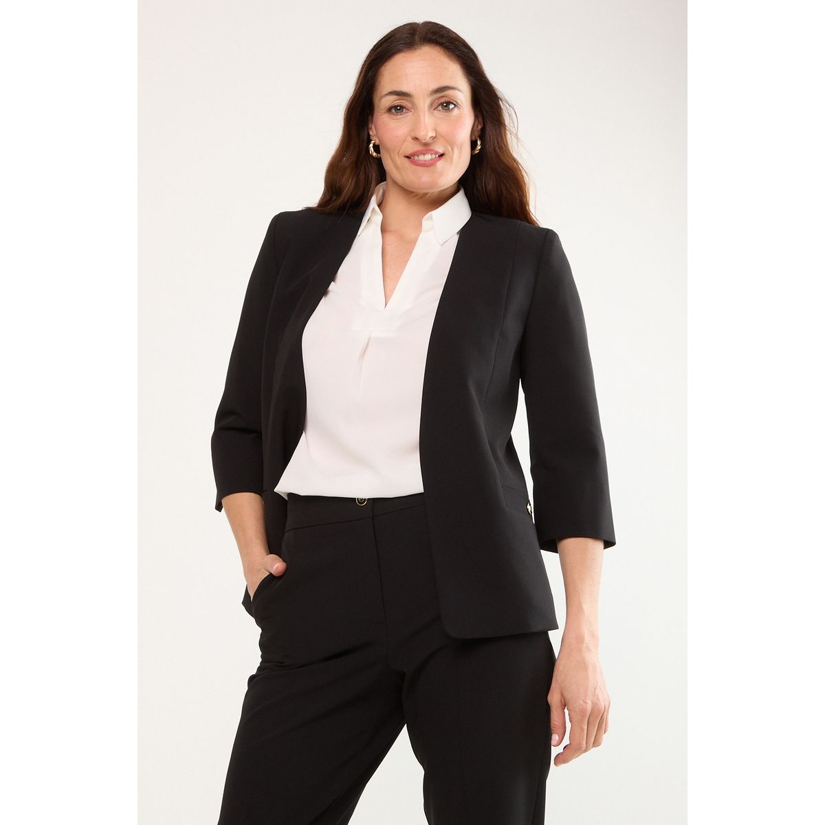 MA GRIFFE - Blazer Mujer Negro Magriffe