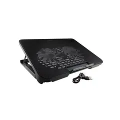 GENERICO - Base Cooler Ventilador Pc Notebook N99 Negro