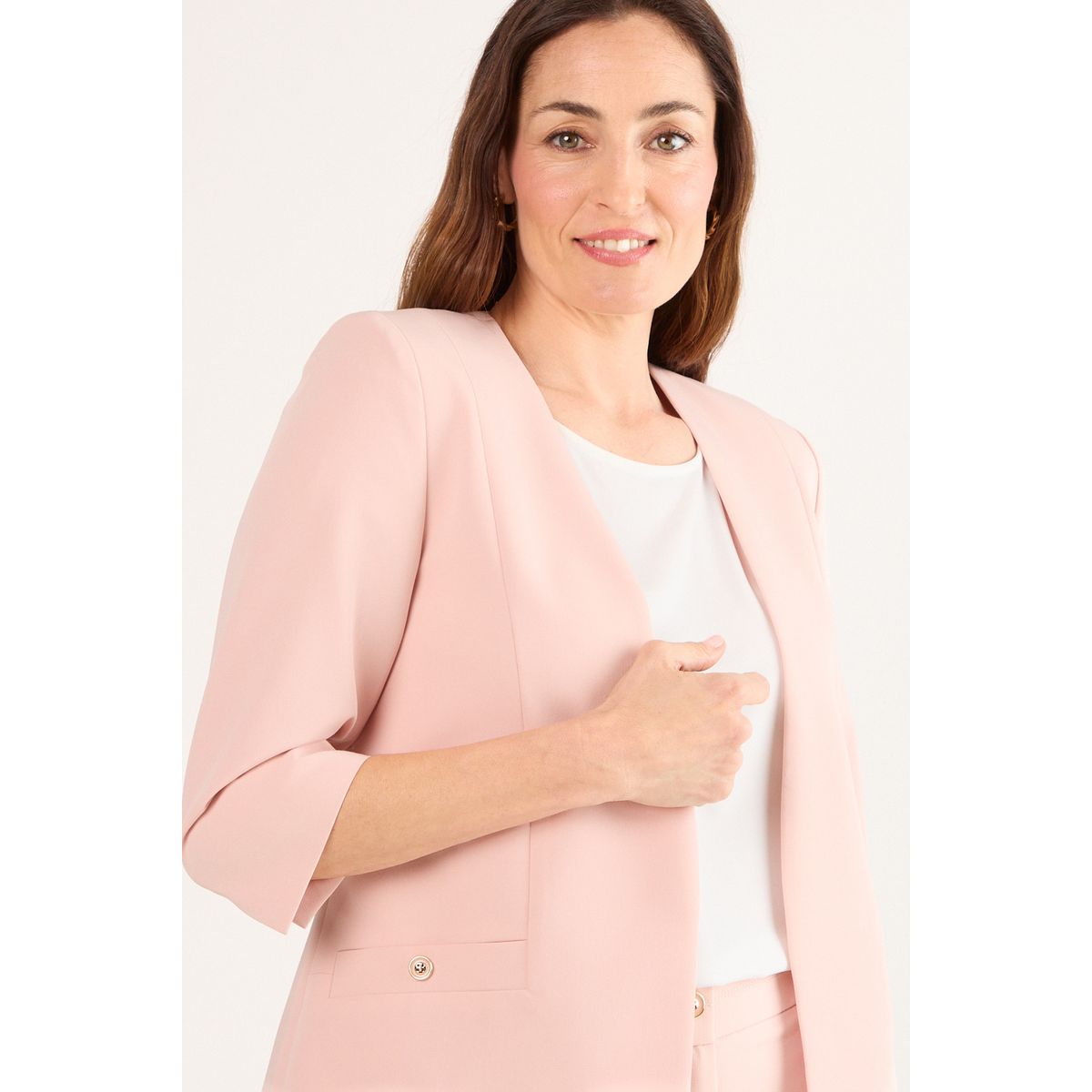 MA GRIFFE - Blazer Mujer Rosa Magriffe