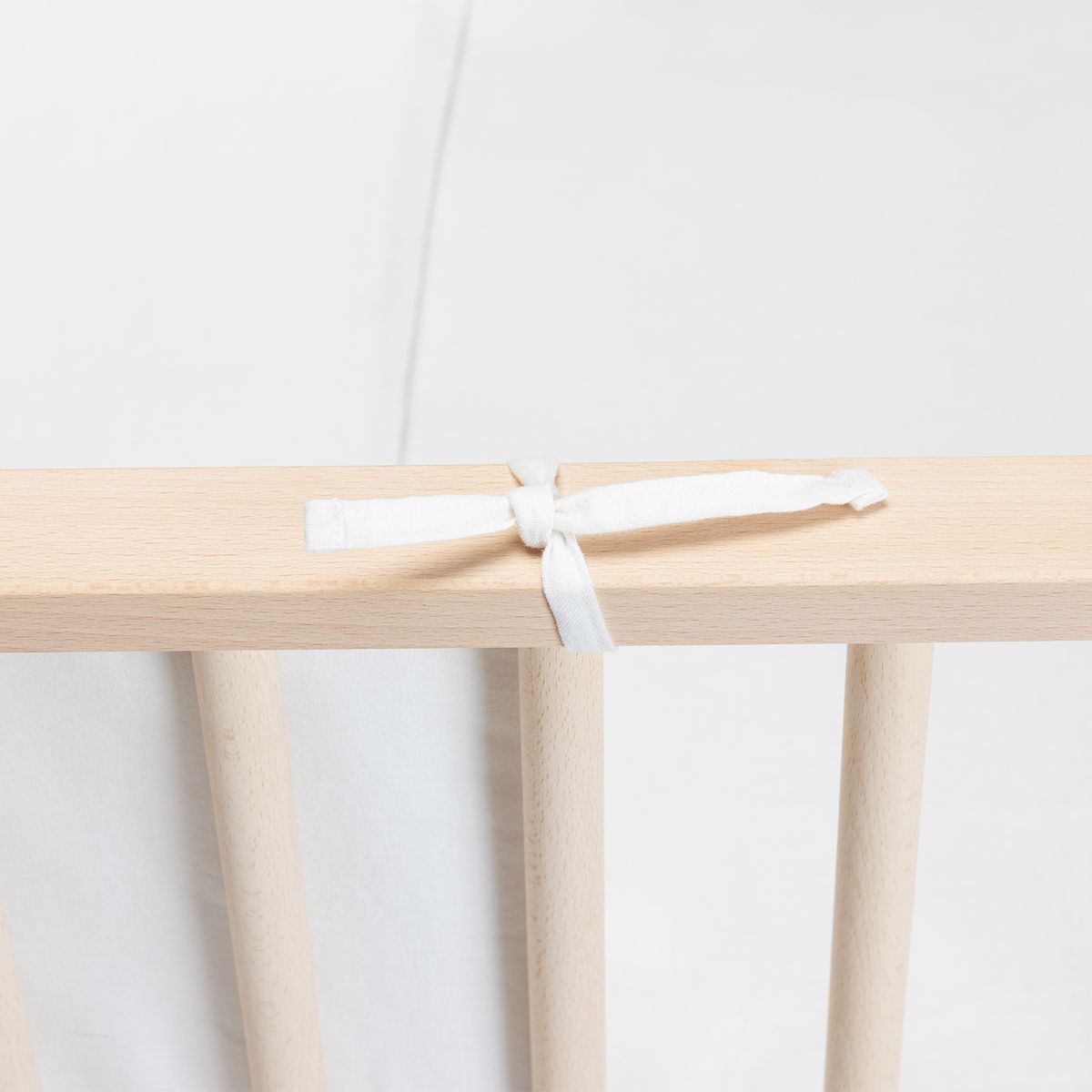 BABYROSEN - Protector De Cuna Lino Blanco