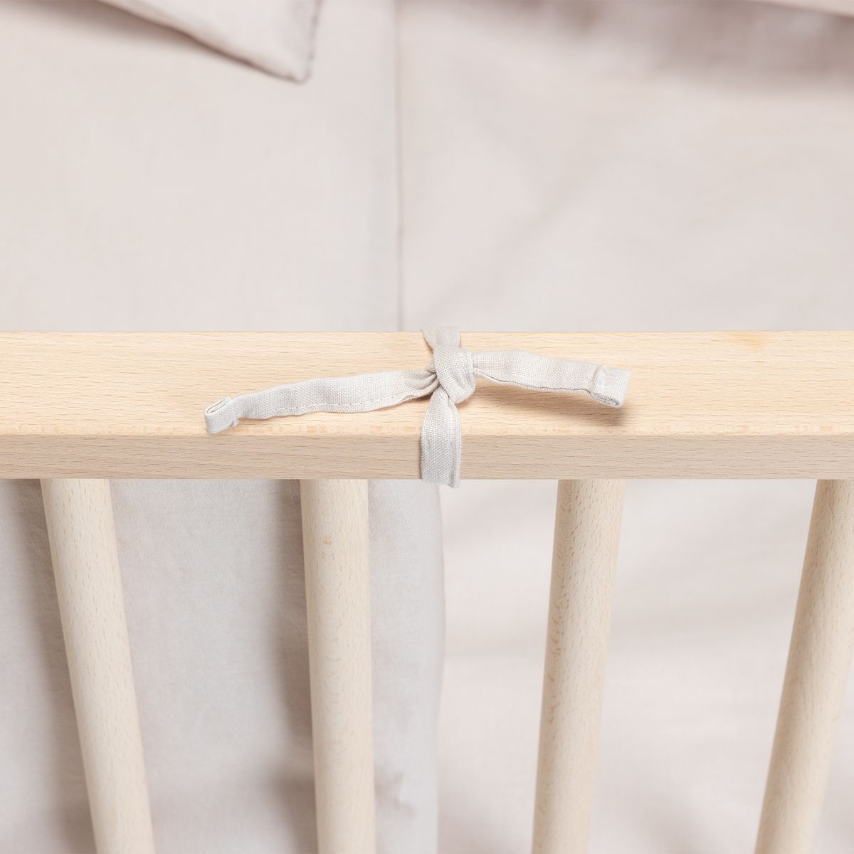 BABYROSEN - Protector De Cuna Lino Beige
