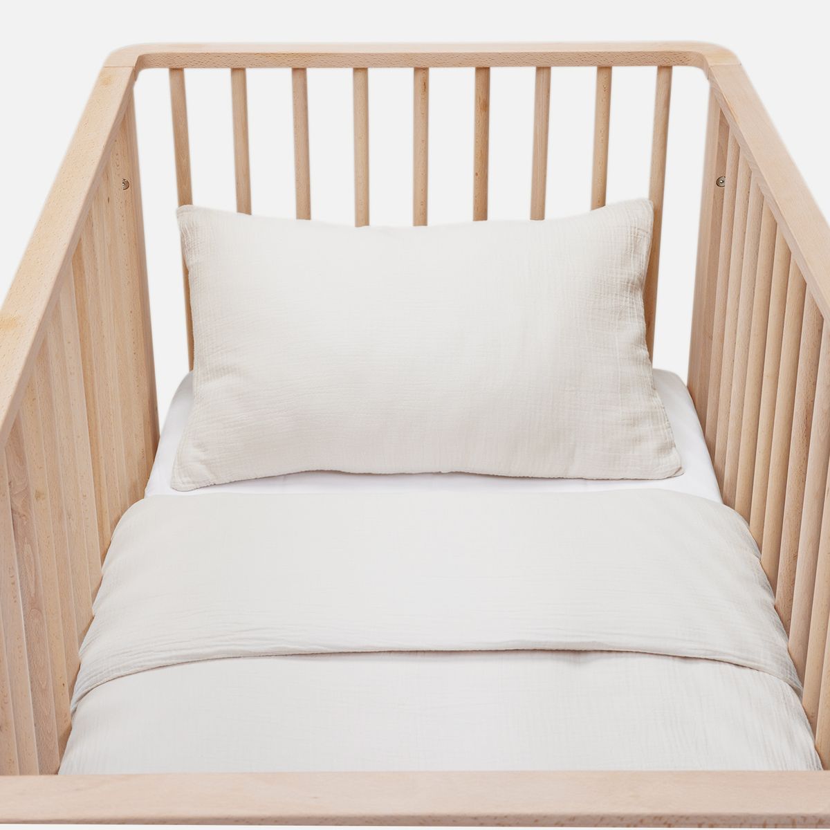 BABYROSEN - Funda de Plumón Cuna Muselina Crudo