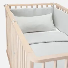 BABYROSEN - Protector De Cuna Lino Salvia