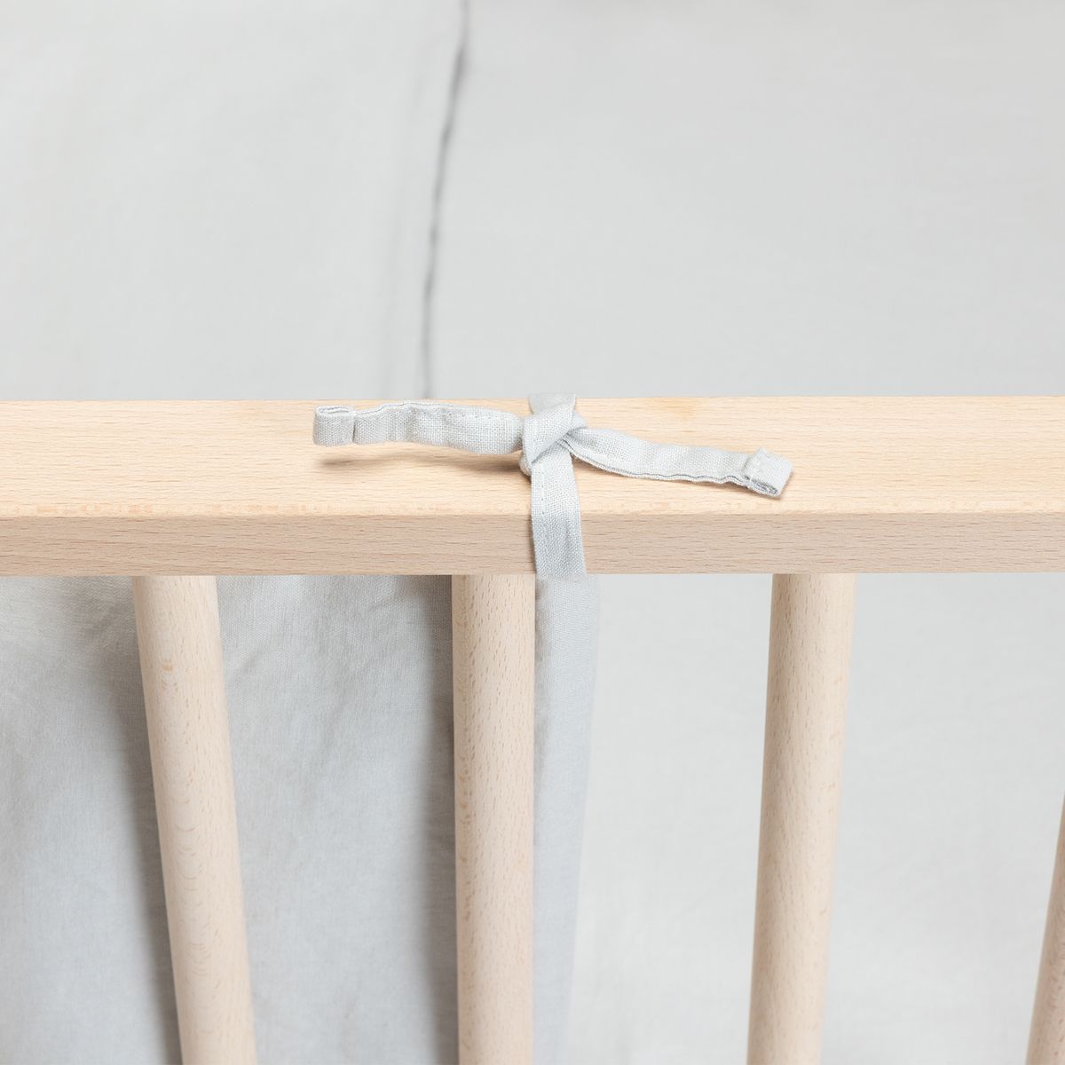 BABYROSEN - Protector De Cuna Lino Salvia