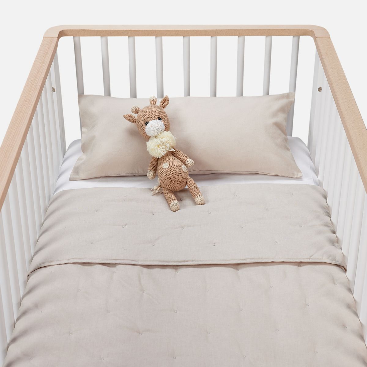 BABYROSEN - Cubrecama Cuna Lino Beige