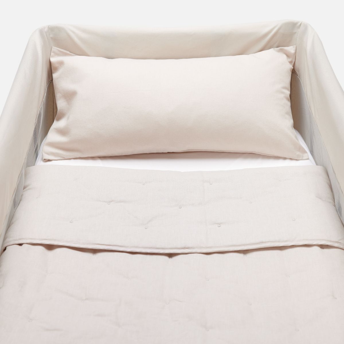 BABYROSEN - Cubrecama Pack And Play Lino Beige