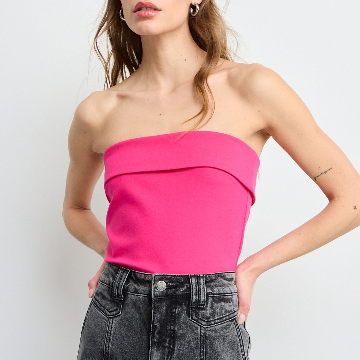 IO - Polera Sin Mangas Mujer Fucsia Io