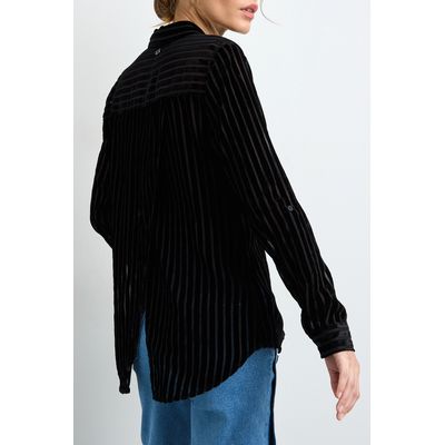 Imagen 2 del producto Blusa Manga Larga Negro Mujer