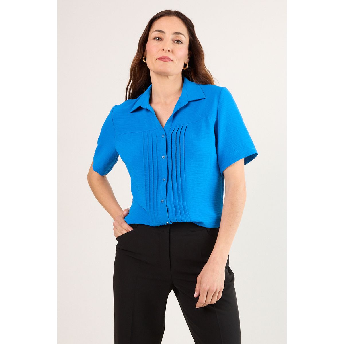 MA GRIFFE - Blusas Mujer Azul Magriffe