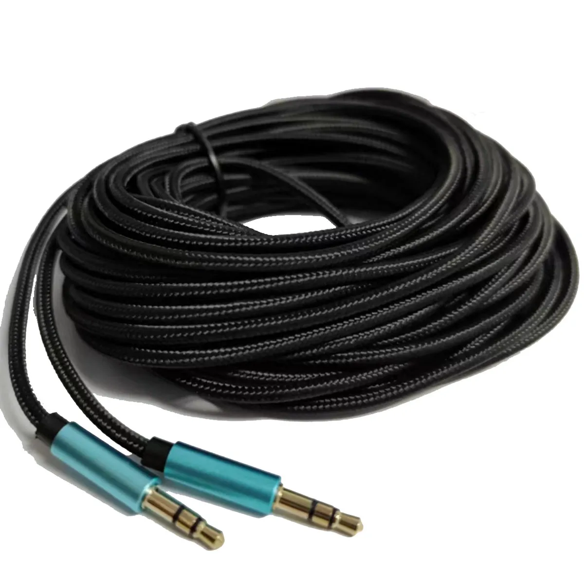 GENERICO - CABLE DE AUDIO PLUG 3.5MM 10 METROS M/M. PREMIUM