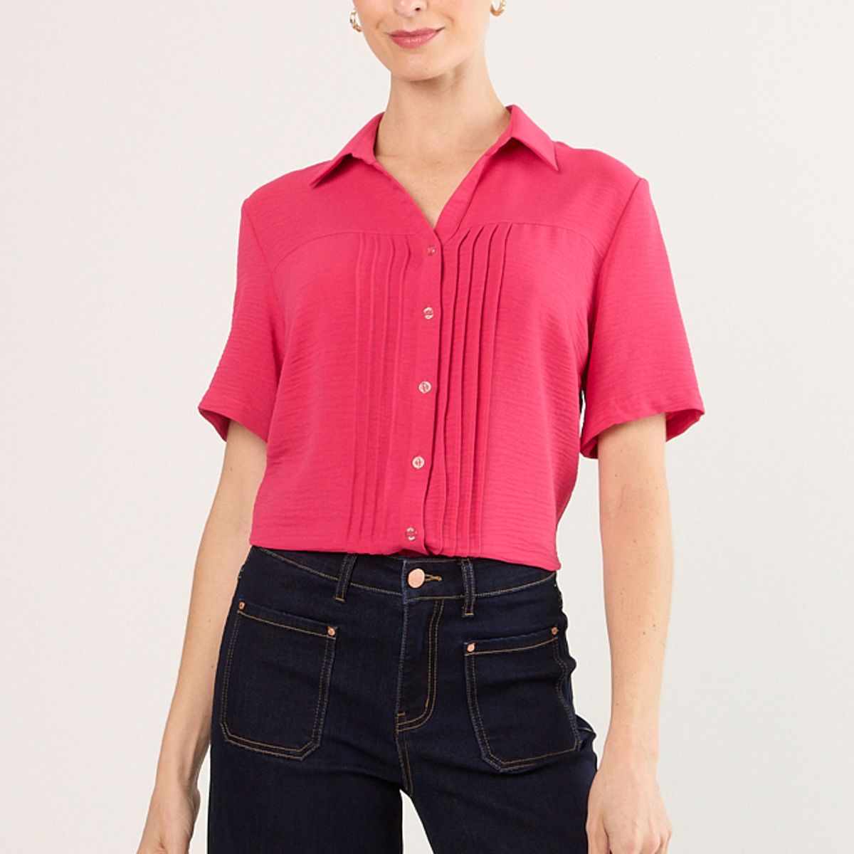 MA GRIFFE - Blusas Mujer Fucsia Magriffe