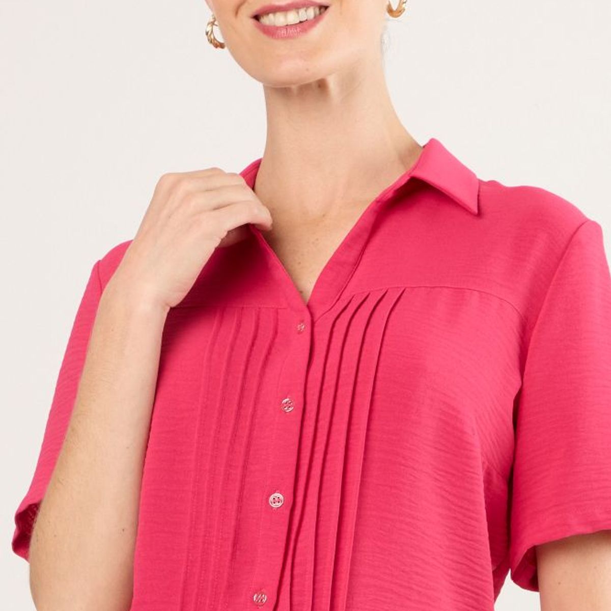 MA GRIFFE - Blusas Mujer Fucsia Magriffe