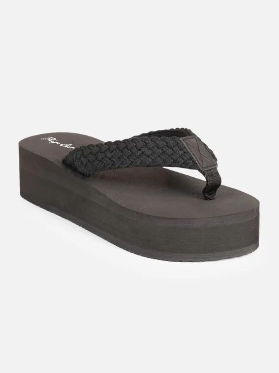 Sandalias Moonflow Negro Mujer