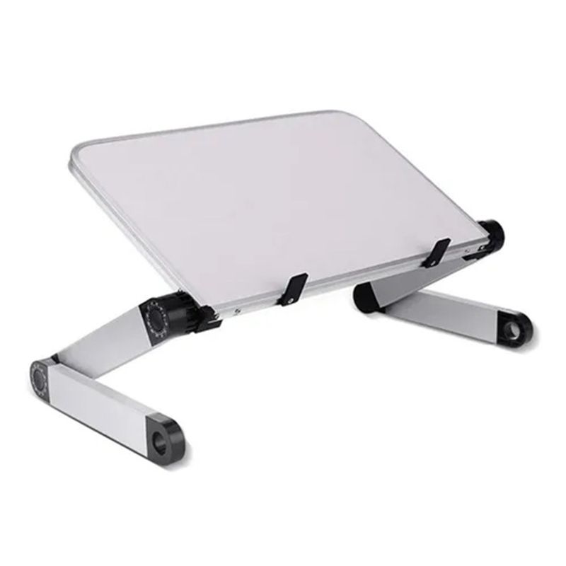 GENERICO - Soporte Mesa Laptop Alzador Notebook Bandeja Ajustable Color Gris