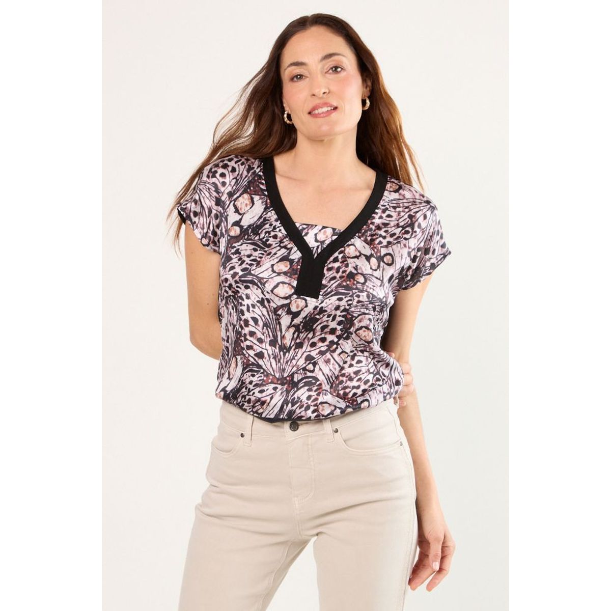 MA GRIFFE - Polera Mujer Negro Magriffe