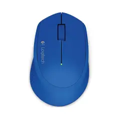 LOGITECH - Mouse Inalámbrico M280 Azul 2.4 Ghz 1000dpi