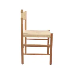 GENERICO - Silla De Madera Para Comedor Asiento de Cuerda LF9-86