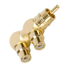 AUDIOQUEST - Splitter RCA Macho Single a RCA Hembra 2